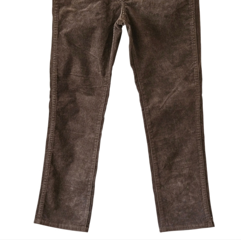 GAP HIGH RISE VINTAGE SLIM CORDUROY PANTS WOMEN'S PETITE SIZE 25|0 - Picture 4 of 16